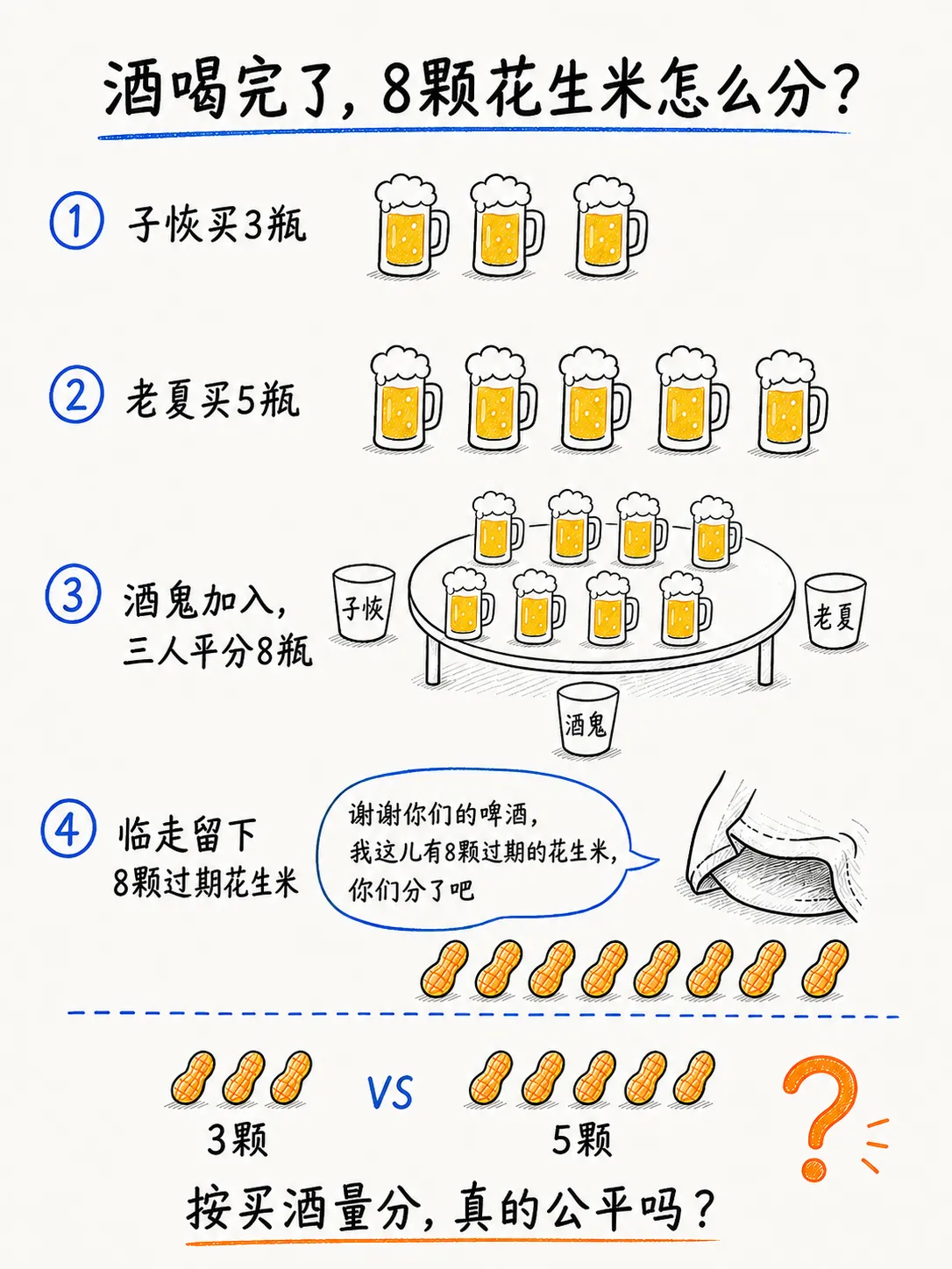 Shapley Value 归因(上):怎样公平计算渠道贡献?笔记配图