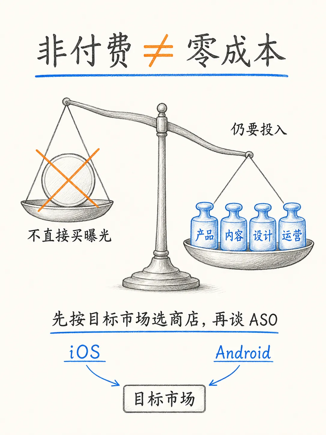 免费渠道:不花预算的流量从哪来?从应用商店和 ASO 说起笔记配图