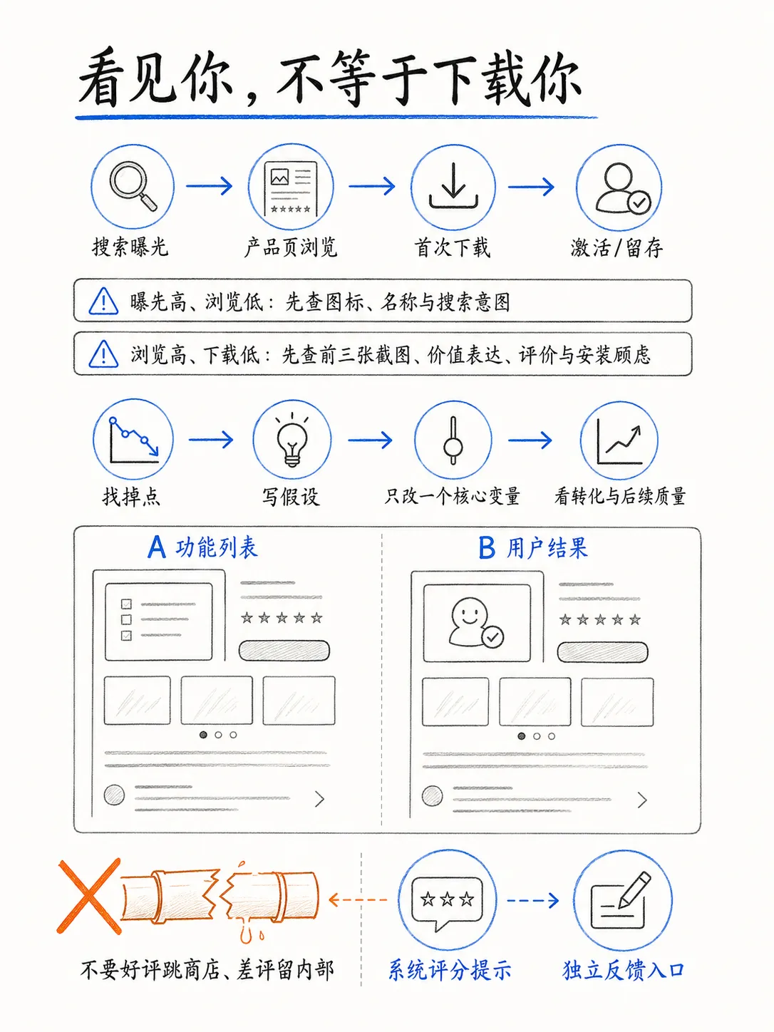 免费渠道:不花预算的流量从哪来?从应用商店和 ASO 说起笔记配图