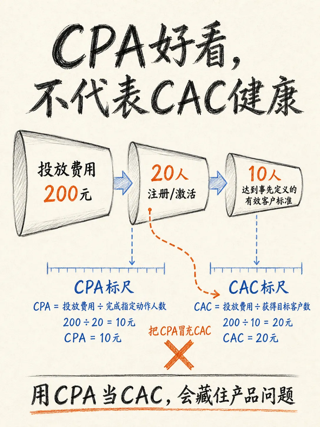 渠道ROI：算清LTV和CAC之后，还要盯紧回本速度笔记配图