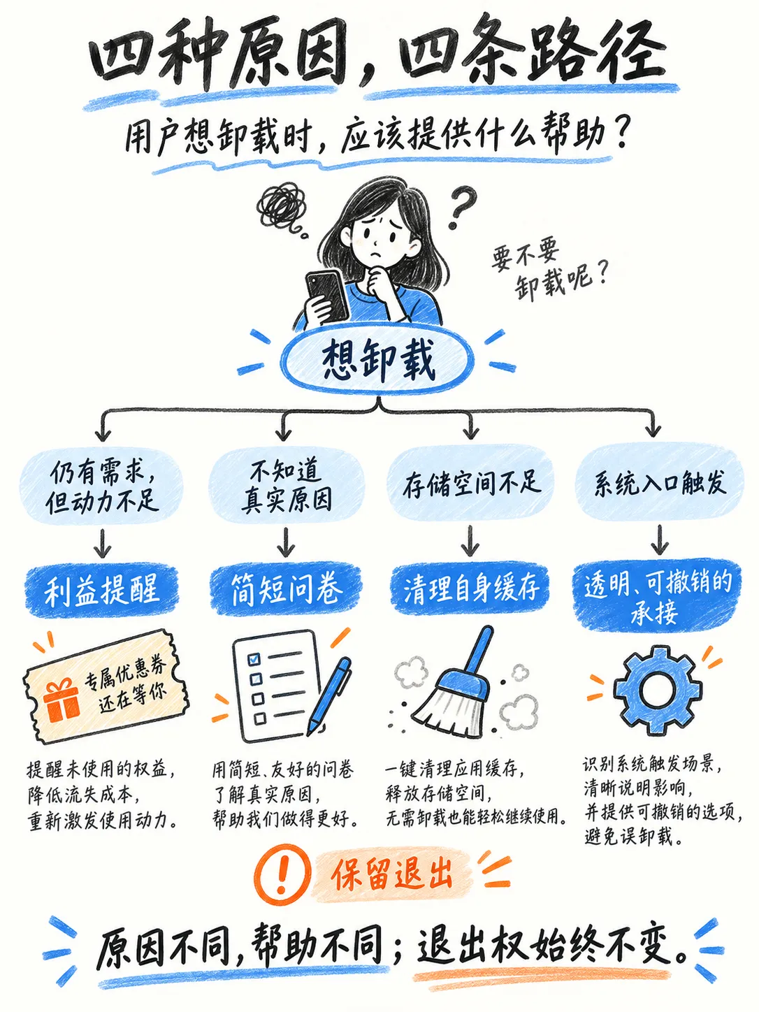 预流失干预路径:在用户卸载之前解决真实问题笔记配图