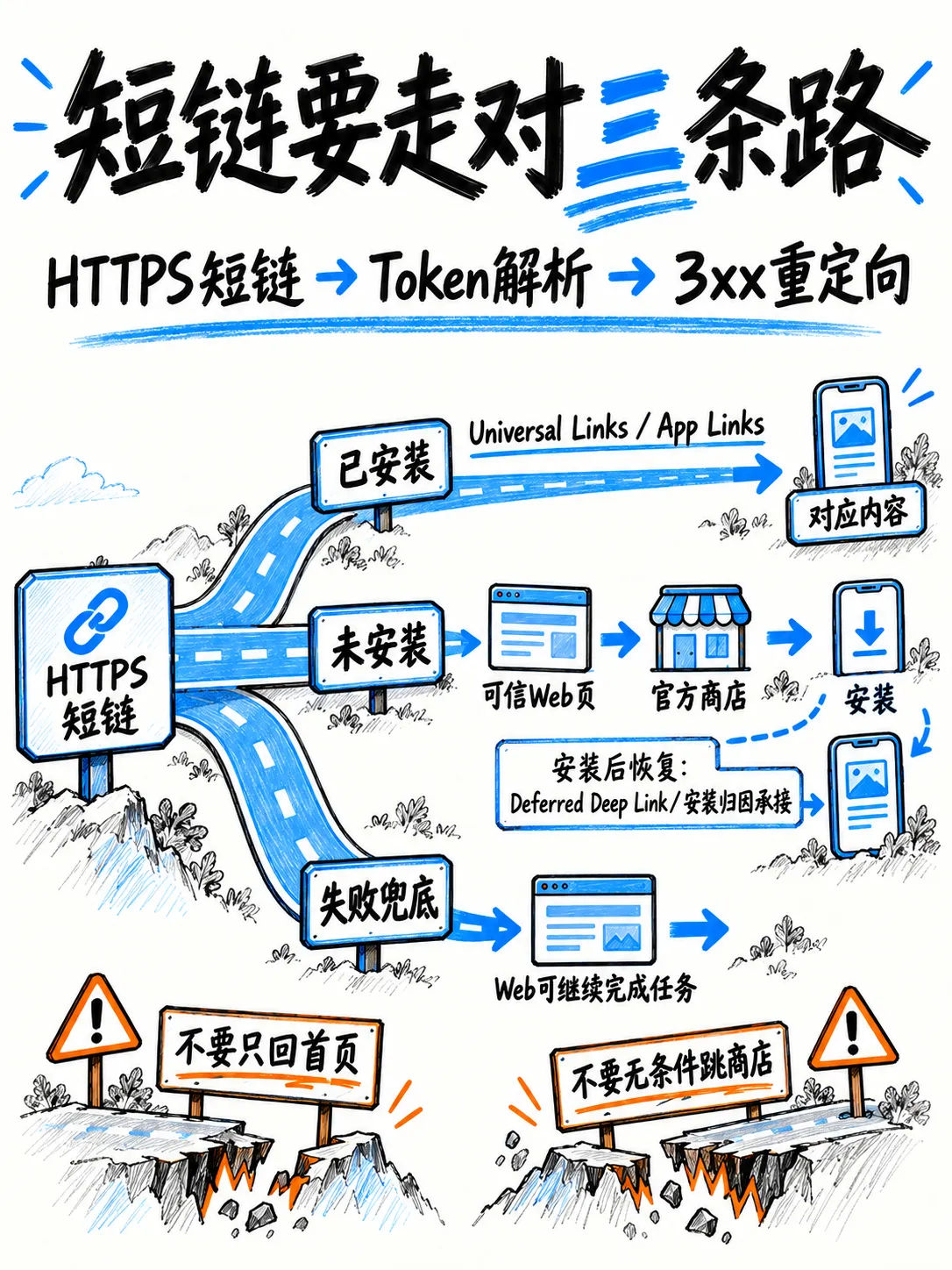 短信召回：从一条短链到完整回流链路笔记配图