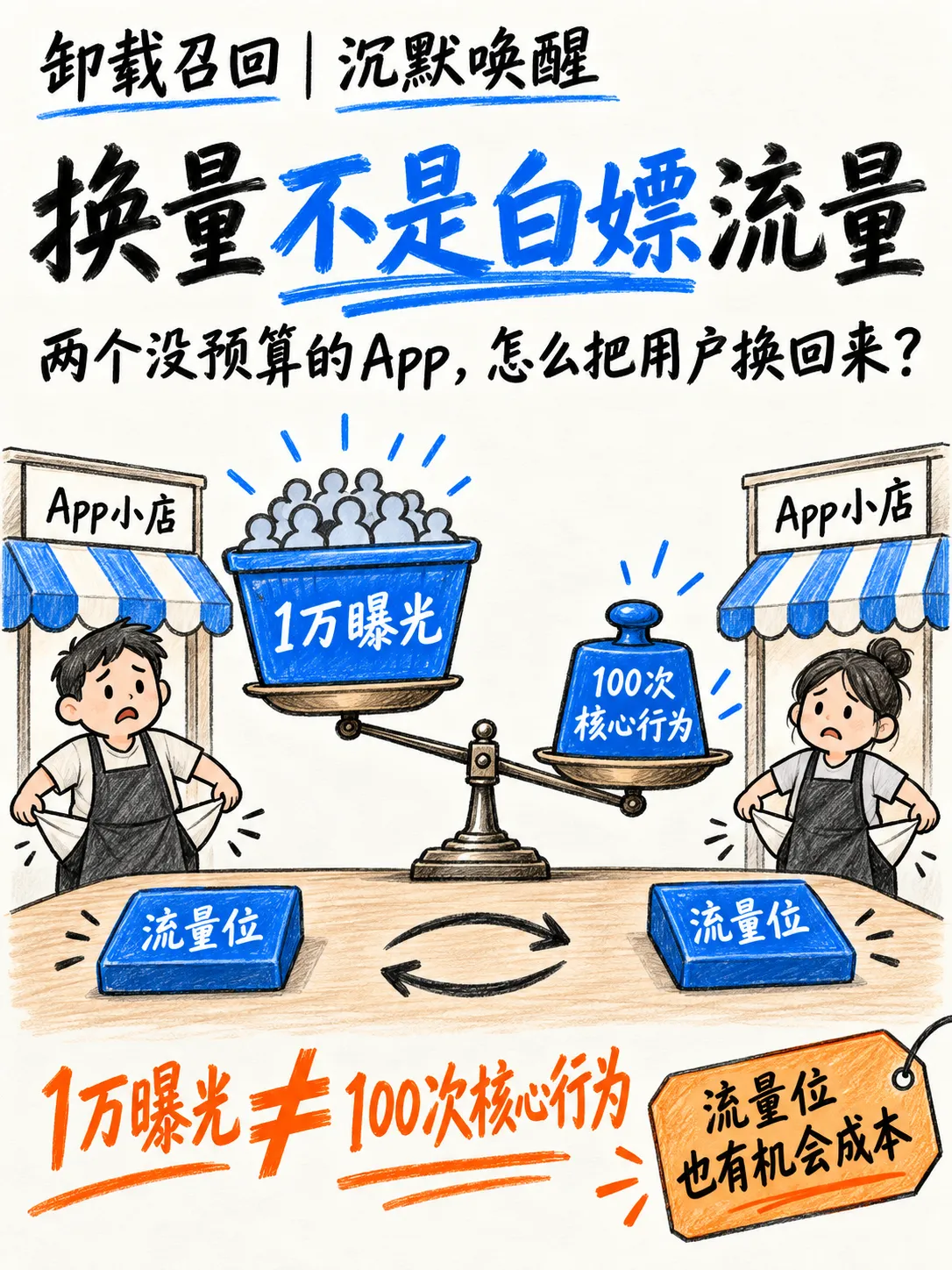 换量召回:找回卸载用户与唤醒沉默用户笔记配图