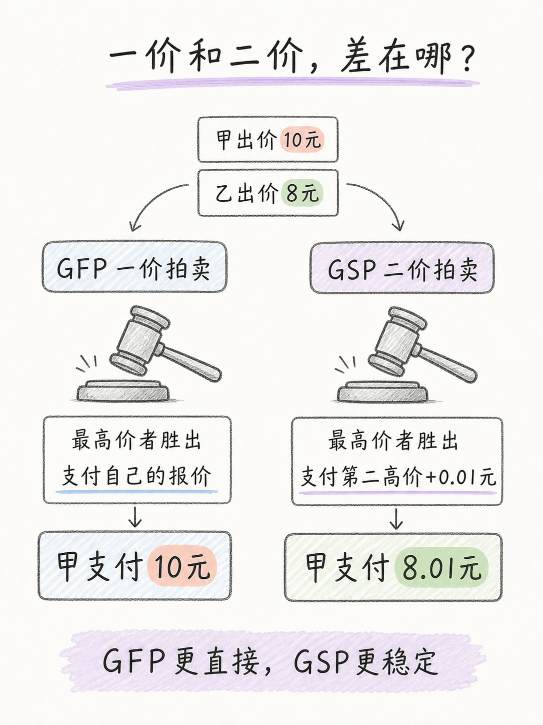 谷歌放弃 GSP 改用 GFP，国内大厂却死守二价广告，核心原因是什么？笔记配图