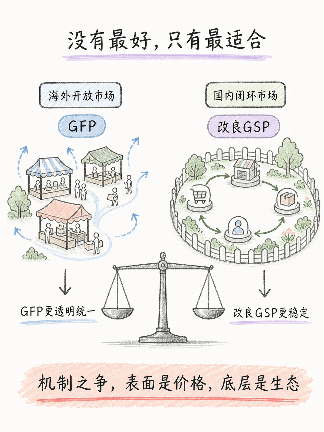 谷歌放弃 GSP 改用 GFP，国内大厂却死守二价广告，核心原因是什么？笔记配图