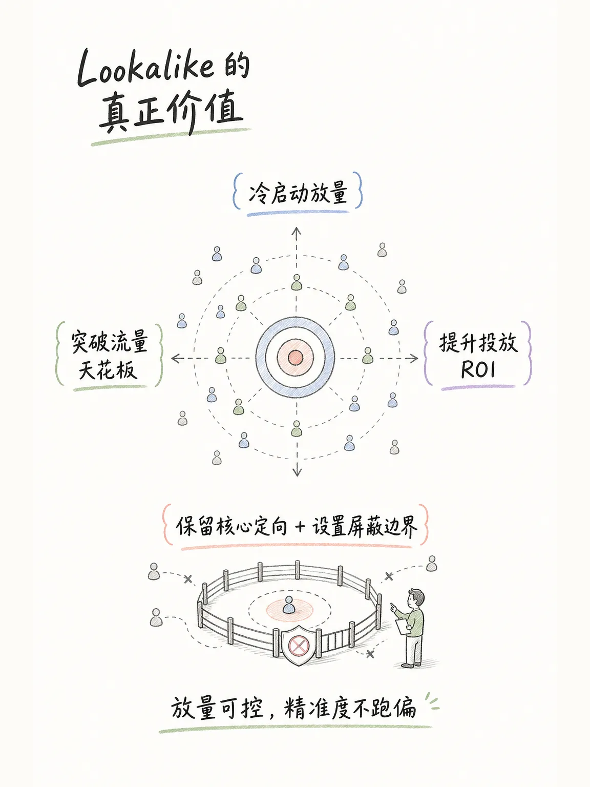 解决广告流量瓶颈：Lookalike 相似人群扩量全解析笔记配图