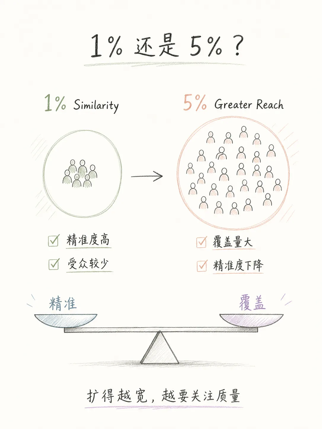 解决广告流量瓶颈：Lookalike 相似人群扩量全解析笔记配图