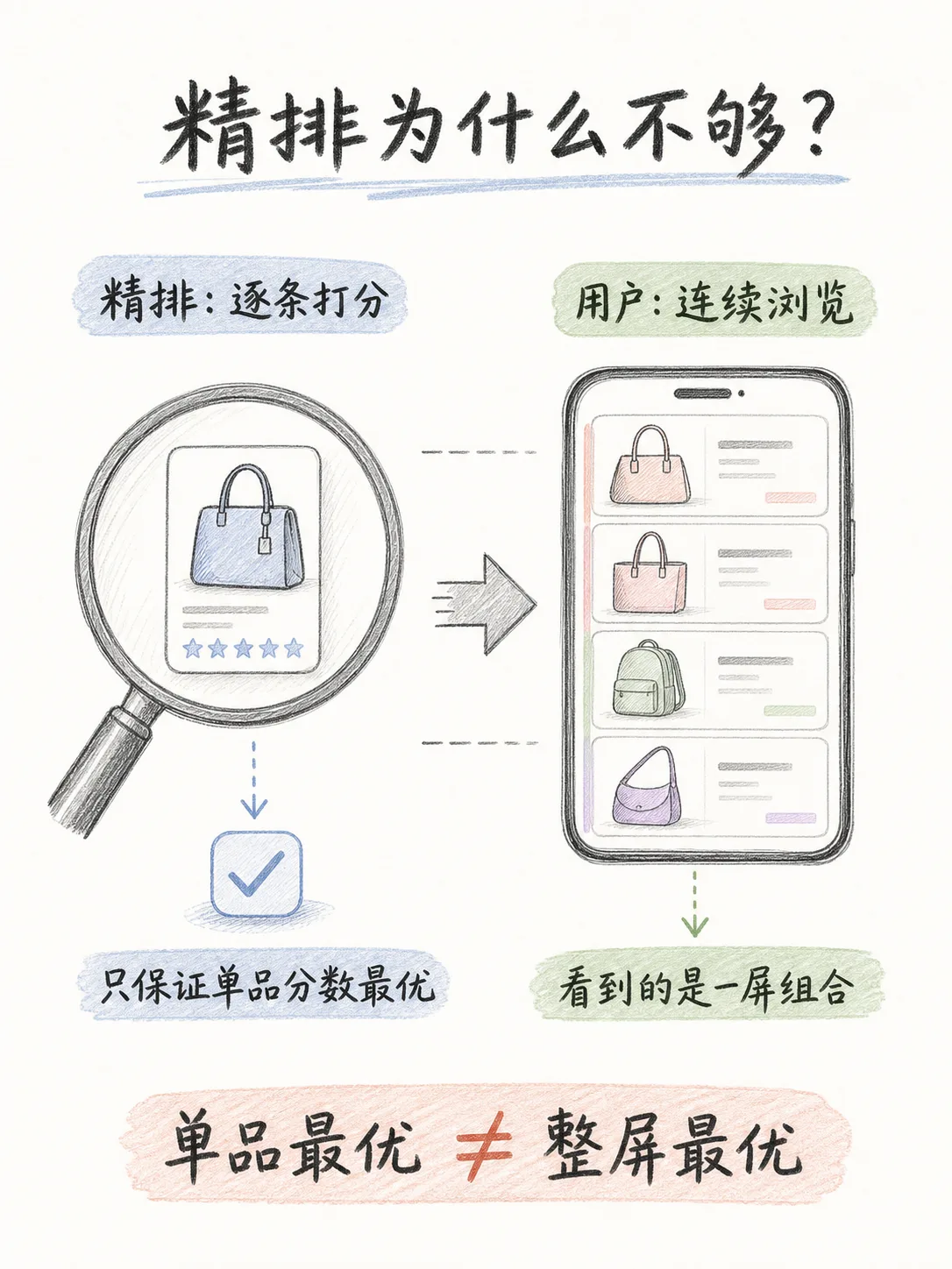 广告重排：精排只懂局部最优，重排才懂全局最优笔记配图